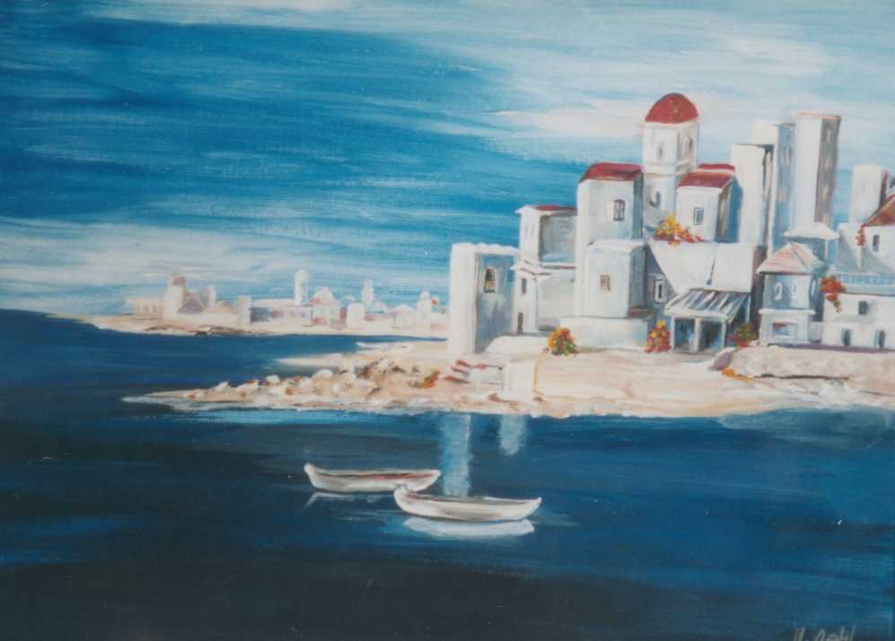 Acrylarbeiten